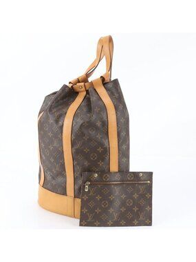 Louis Vuitton Monogram Randonnee GM Leather 2-Way Shoulder Bag Messenger